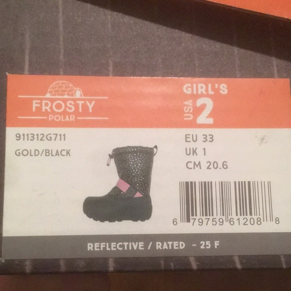GIRLS LITTLE-KID FROSTY SNOW BOOT - Picture 8 of 8